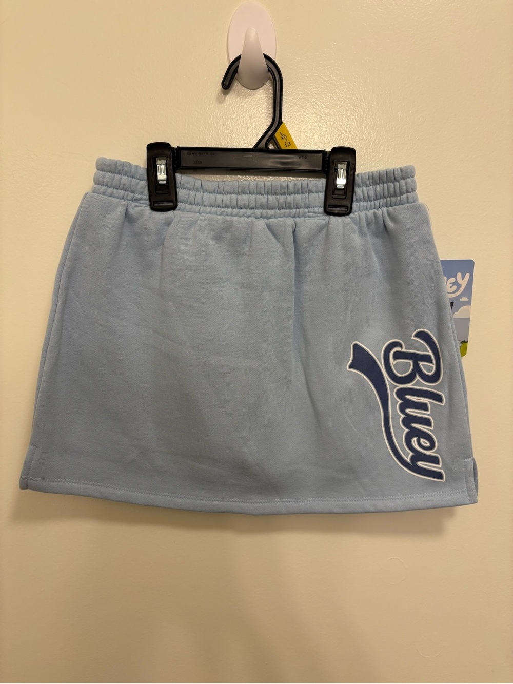 Bluey Light Blue Girls' Skirt - Elastic Waist